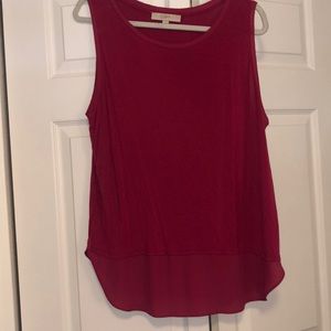 Sleeveless Loft blouse